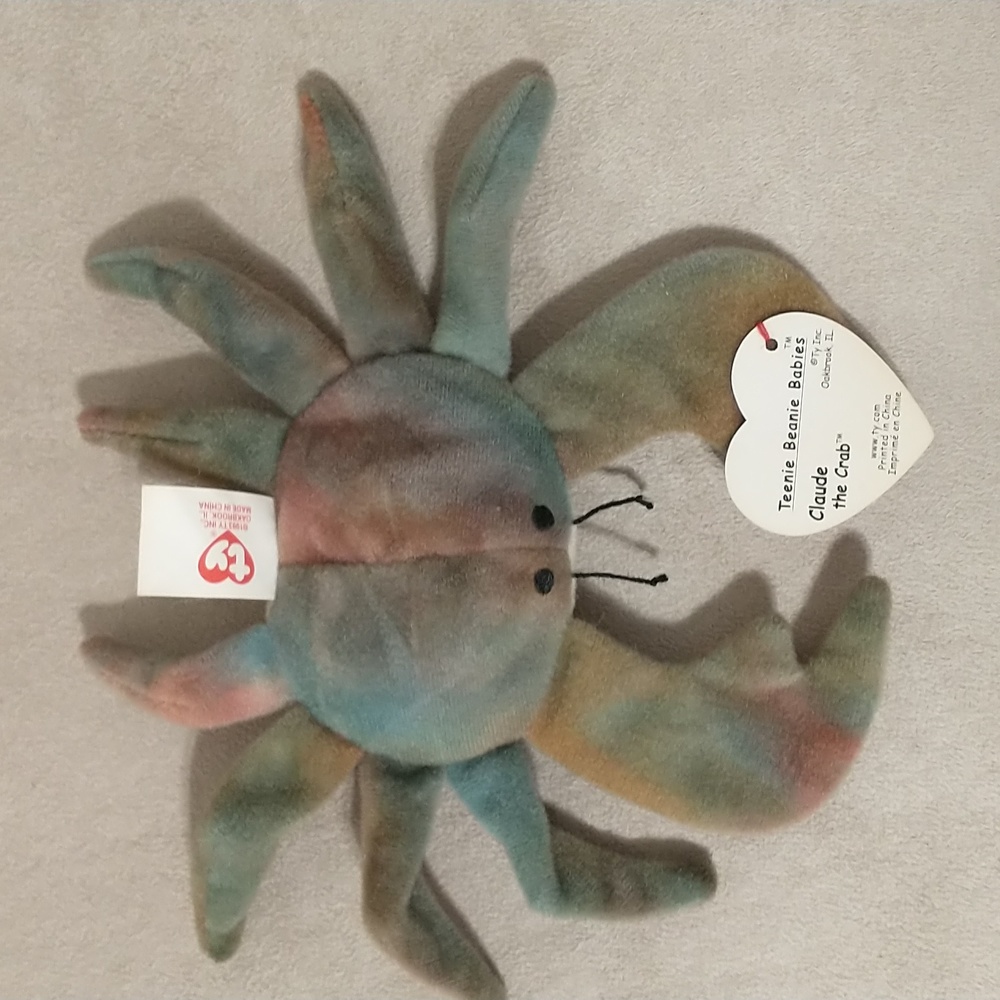 Claude the Crab Teenie Beanie Babies